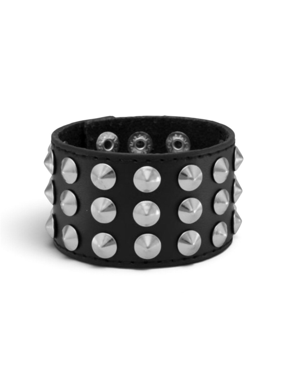 Leather Snap On Unisex Bracelet